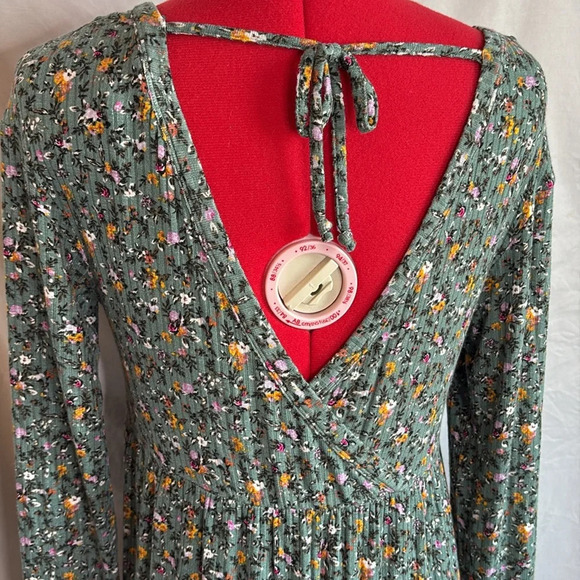 MM98 Paisley sky maternity floral dress - Picture 5 of 7